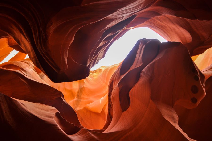 Images of the red walls found in Antelope Canyon, located just outside of Page, Arizona.